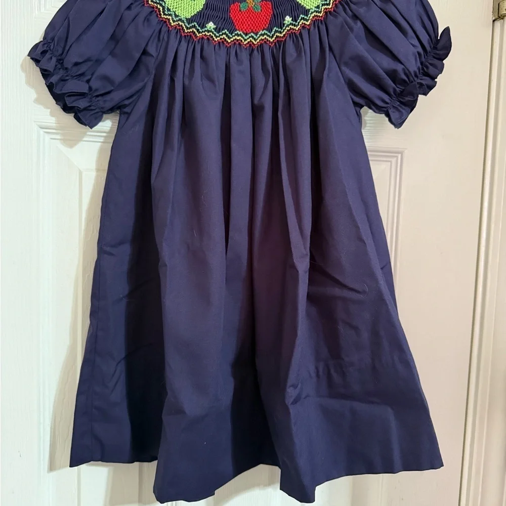 New Rosalina Collection Smocked Apple Bishop Dress